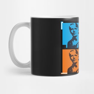 Robert Frost - Poet - colorful, pop art style design Mug